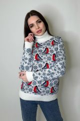333101 Ankoli Джемпер молочно-красный