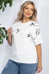 Б13166-20М Футболка LADY TAIGA Белая