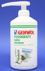 Gehwol Fusskraft Grun Бальзам для нормальной кожи ног (Зеленый бальзам), 500 мл