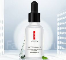 Увлажняющая и выравнивающая сыворотка для лица Venzen Nicotinamide,15мл Арт.: 6290-44 Сыворотка venzen никотинамид отлично подходит для решения многих проблем - шелушения, купероз, высыпания, пигмента
