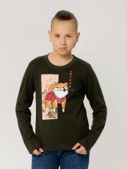 459297 Fleurtex Лонгслив Хаки