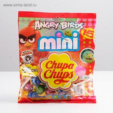 4439994 Карамель «Чупа Чупс», мини Angry Birds, 90 г