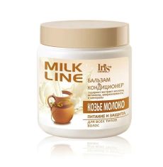015897  Iris MILK LINE. Бальзам-кондиционер «Козье молоко» Питание + защита, 500мл