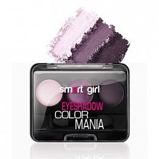 026044 Belor Design Smart Girl. Тени для век трехцветные COLOR MANIA тон 37