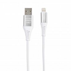 5866334 Кабель Smartbuy iK-512ERG, Lightning - USB, 2 А, 1 м, белый