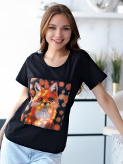 509465 ОПТМОДА Футболка Черный
