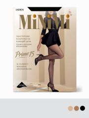 PRIMA 15 (шортики) Minimi Колготки Caramello (Бежевый);Nero (Черный);Daino (Бежевый)