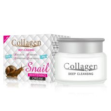 Увлажняющий, осветляющий крем с улиткой для лица COLLAGEN SNAIL, 80мл
