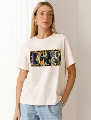 510939 VILATTE Футболка молочный_exotic