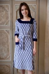 204258 Lika Dress Халат Серый