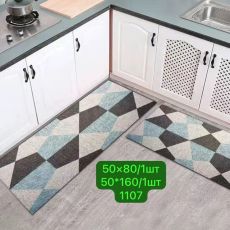 Коврики для кухни набор из двух предметов Размер:50*80 и 50*160см