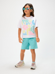 20230420001 Шорты детские для девочек Arla_sh мятный ACOOLA Kids