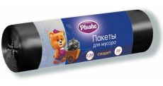 Мешки мусорные Plushe 120л (68*105), 10шт,28мкм, супер прочные