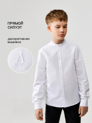 20140280148 Сорочка верхняя детская для мальчиков Okomir белый ACOOLA Kids