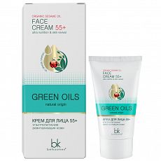 028317 Belkosmex Green Oils Крем д/лица 55+ ультрапитание ревитализация кожи 40г
