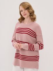 Джемпер женский 7242-40308 фруктовый сорбет/красный/ваниль BE YOU