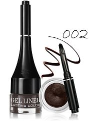 021595 Belor Design. Гелевая подводка для глаз Gel liner LASTING COLOR, т. 2 (коричневый)