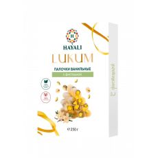 Ореховые палочки с фисташкой, 250г
Арт.: rahat-lukum-fistash