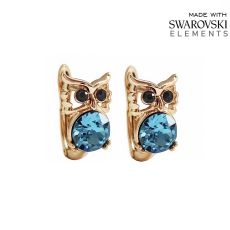 Серьги с кристаллами Swarovski