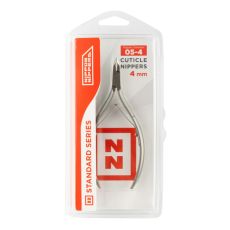 Nippon Nippers Кусачки маникюрные для кутикулы / Standard NN_NS-05-4, двойная пружина, ручная заточка, 4 мм