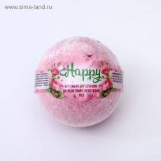 4194913 Бурлящий шар для ванн двухцветный с лепестками роз, 130 г