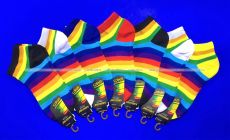 2191 AMIGOBS ЦВЕТНЫЕ НОСКИ универсальные Полосатые