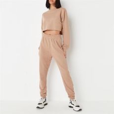 Missguided Tall Crop Sweatshirt And Joggers Co Ord Set