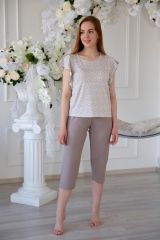 204240 Lika Dress Пижама Бежевый