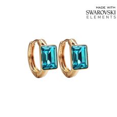 Серьги с кристаллами Swarovski