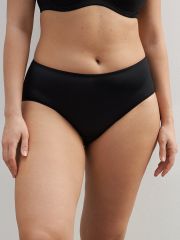 OmD 1233L EVERYDAY Трусы Slip Midi (микрофибра высокая линия талии) Omsa Трусы Nero (Черный)