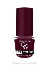 Лак для ногтей GR Ice Color (0-191) - 129 Тёмно-бордовый (129)
