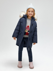 20220770009 Куртка детская для девочек Lucilla темно-синий ACOOLA Kids