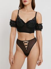 31204111342 Бюстгальтер черный Infinity Lingerie