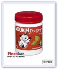 Витамин D со вкусом клубники 100 шт Moomin 23 гр