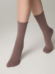 COMFORT (без резинки) 19С-101СП Conte elegant Носки какао