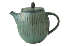 Чайник заварочный, 850 мл, фарфор P, зеленый, Полосы, Gallery, 59702