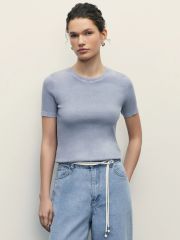 514762 ZARINA Футболка сизый
