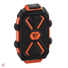 Аккумулятор мобильный, 10000 мАч, USB, 2А, защита IP67, фонарик, Чёрный