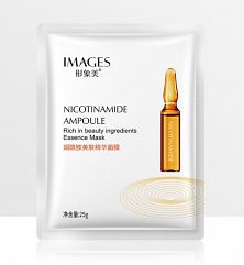 Омолаживающая маски для лица с ниацинамидом Images Nicotinamide Ampoule, 3 шт