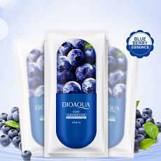 Маска-гель для лица Bioaqua Черника, 3 шт