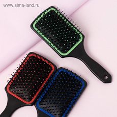 891083 Расчёска массажная, широкая, цвет МИКС
