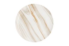 Тарелка закусочная, 21 см, фарфор P, белая, мрамор, Royal Marble, 62766