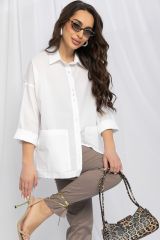 Б13089-29М Рубашка LADY TAIGA Белая