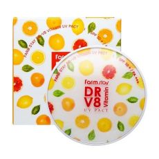 Farm Stay Компактная пудра с витаминами + сменный блок SPF 50/PA+++, №21