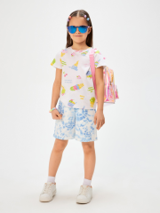20230420001 Шорты детские для девочек Arla_sh разноцветный ACOOLA Kids
