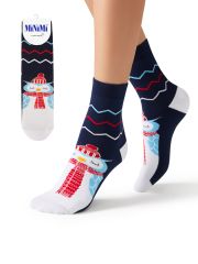 MINI INVERNO 3300-4 (шарфики) Minimi Носки Blu (Синий)