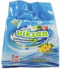 024812  Aquasun Viksan Стиральный порошок автомат с кондиционером 2 в 1 «Цветение липы» 2 кг