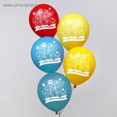 5015689 Воздушные шары "С Днем Рождения!", Щенячий патруль 12 дюйм (набор 5 шт)