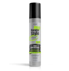 028581 Витекс Keratin PRO Style. Лак для волос «Безупречный объём и фиксация», экстрасильная фиксация, 215мл
