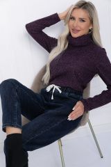 Б12258-4 Водолазка LADY TAIGA Фиолетовая